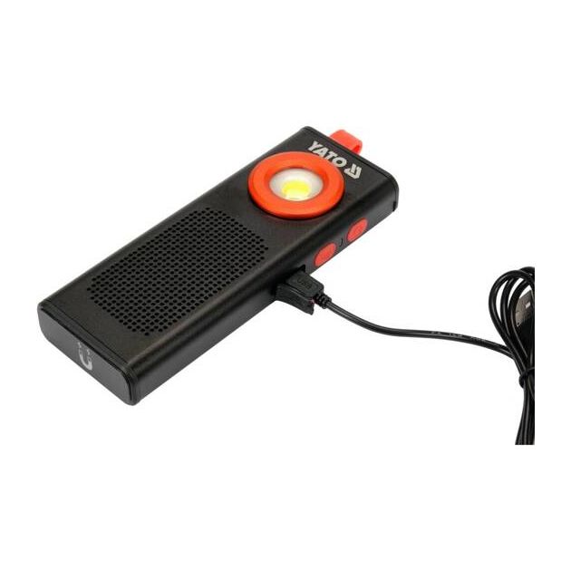 Фонарь светодиодный аккумуляторный YATO Li-Po 3.7 В, 2000 мАч, 500 Лм, фото , изображение 9 | SNABZHENIE.com.ua