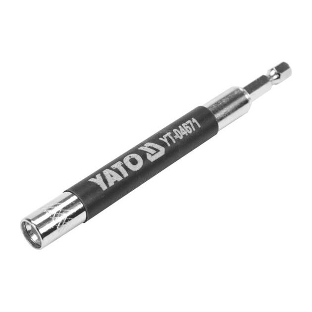 Держатель бит магнитный 120 мм HEX 1/4 YATO (YT-04671), фото , изображение 3 | SNABZHENIE.com.ua