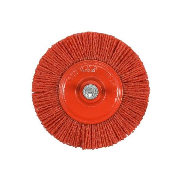 Щетка зачистная нейлоновая дисковая YATO 100 мм, хвостовик 6 мм, фото , изображение 3 | SNABZHENIE.com.ua Щетка зачистная нейлоновая дисковая YATO 100 мм, хвостовик 6 мм, фото , изображение 3 | SNABZHENIE.com.ua