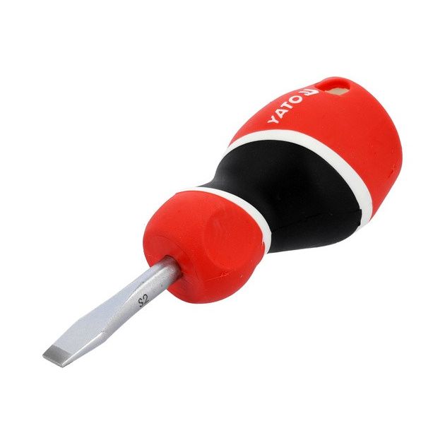 Отвертка плоская 38 мм, шлиц 6 мм YATO (YT-25910), фото , изображение 3 | SNABZHENIE.com.ua