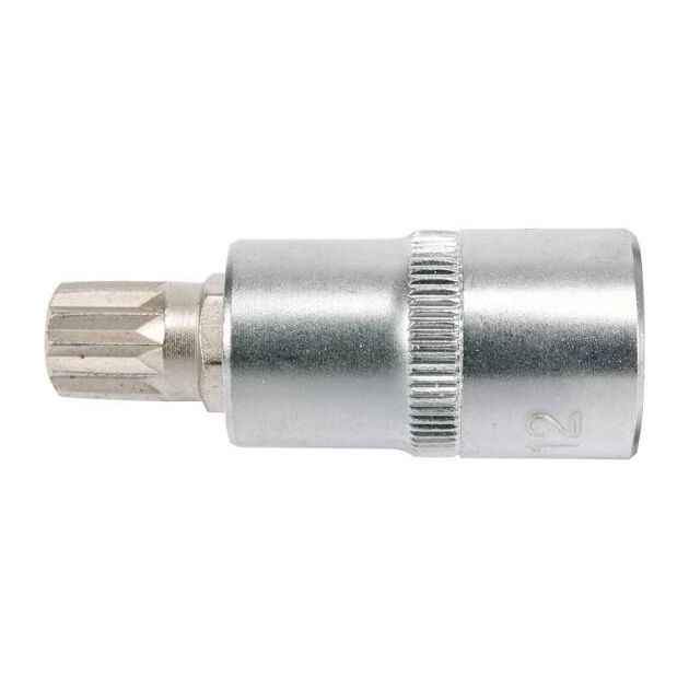Головка торцевая Spline M12, 1/2", длина 55 мм YATO (YT-04344), фото , изображение 3 | SNABZHENIE.com.ua