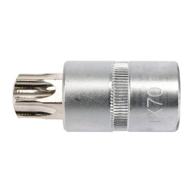 Головка торцевая TORX Т70, 1/2", 55 мм YATO (YT-04319), фото , изображение 3 | SNABZHENIE.com.ua Головка торцевая TORX Т70, 1/2", 55 мм YATO (YT-04319), фото , изображение 3 | SNABZHENIE.com.ua