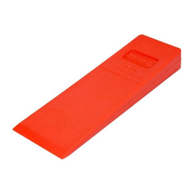 Клин для розколювання деревини пластиковий YATO 245 x 85 x 30 мм, 315 г (YT-79881), фото , зображення 3 | SNABZHENIE.com.ua