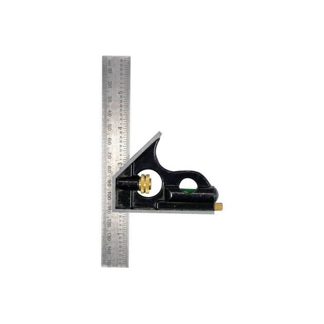 Кутник металевий YATO 150 мм з рівнем 45 | 90˚, фото , изображение 3 | SNABZHENIE.com.ua Кутник металевий YATO 150 мм з рівнем 45 | 90˚, фото , изображение 3 | SNABZHENIE.com.ua