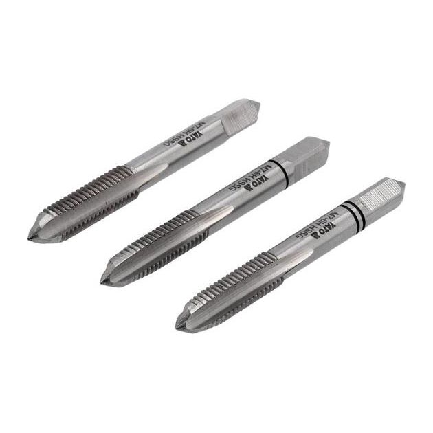 Метчик YATO М7 х 1 мм, HSS М2, l = 50 мм, 3 шт (YT-2934), фото , зображення 3 | SNABZHENIE.com.ua Метчик YATO М7 х 1 мм, HSS М2, l = 50 мм, 3 шт (YT-2934), фото , зображення 3 | SNABZHENIE.com.ua