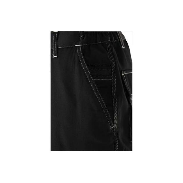 Рабочие брюки черные YATO, 3XL, 9 карманов, 64% полиэстер, 34% хлопок, фото , изображение 5 | SNABZHENIE.com.ua