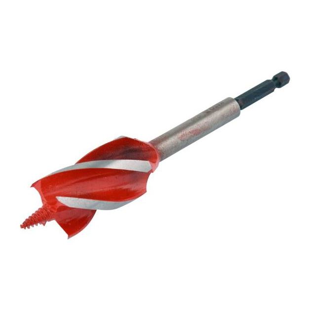 Сверло по дереву YATO 30 мм, l = 165 мм, з 4 кромками, 1/4 (YT-44689), фото , зображення 3 | SNABZHENIE.com.ua