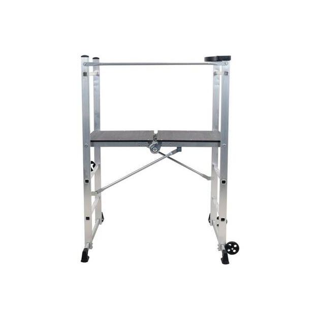 Риштування складне на 2 колеса YATO, алюміній, 104х40см, висота 90см., фото , изображение 3 | SNABZHENIE.com.ua
