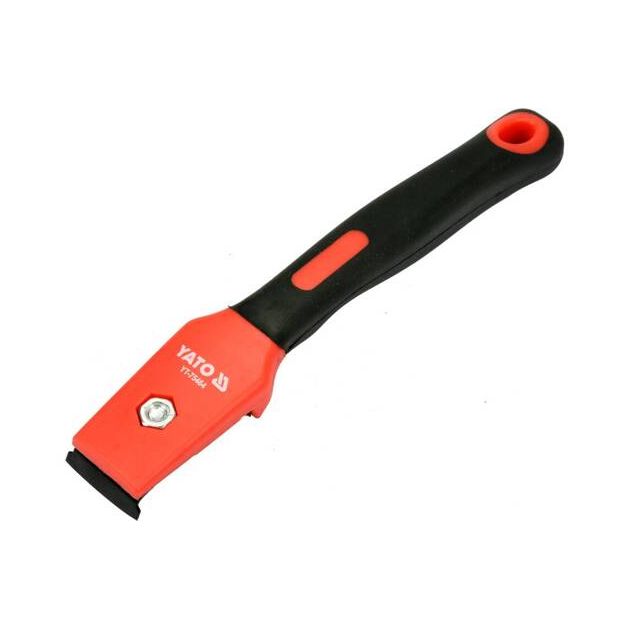 Цикля-скребок YATO с полипропиленовым корпусом и резиновой ручкой 30 мм, фото , изображение 3 | SNABZHENIE.com.ua