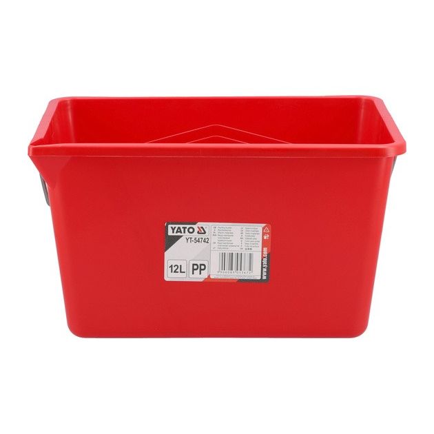 Ведро для малярных работ YATO : V= 12 л, с делениями литров, пластиковое, фото , изображение 2 | SNABZHENIE.com.ua