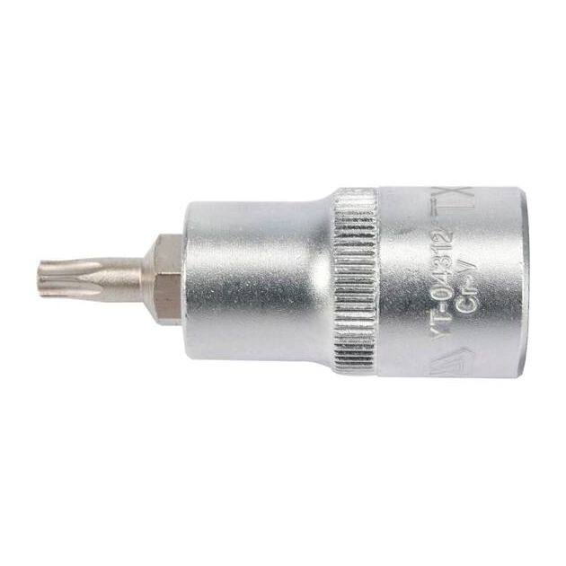 Головка торцевая TORX Т27, 1/2", 55 мм YATO (YT-04312), фото , изображение 3 | SNABZHENIE.com.ua Головка торцевая TORX Т27, 1/2", 55 мм YATO (YT-04312), фото , изображение 3 | SNABZHENIE.com.ua