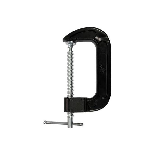 Струбцина з винтовим зажимом YATO, тип С, швидкий зажим, 50х100 мм, фото , зображення 3 | SNABZHENIE.com.ua