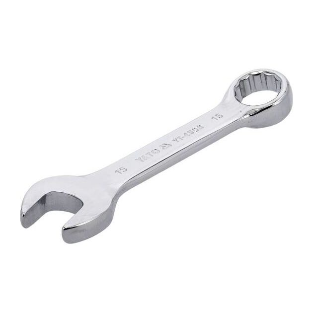 Ключ ріжково накидний YATO : CrV, М= 15 мм, L= 120 мм [10/60/120], фото , зображення 2 | SNABZHENIE.com.ua