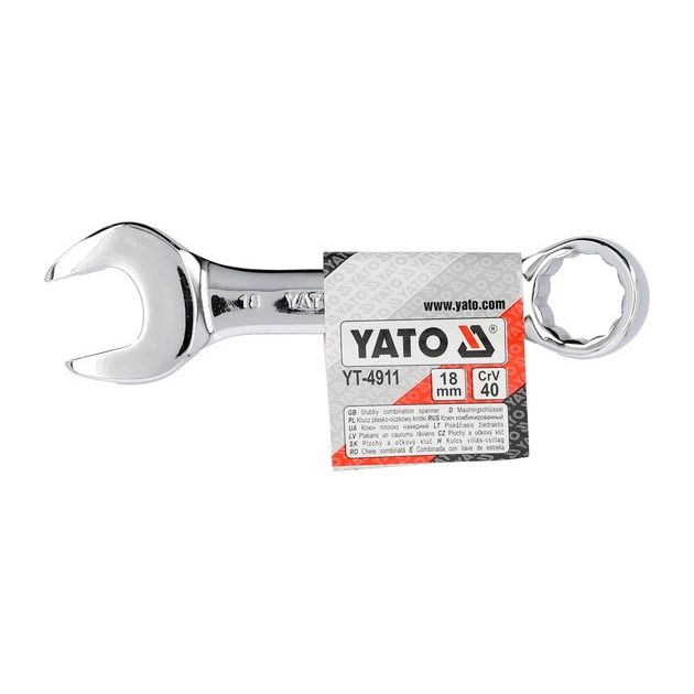Ключ ріжково-кидний YATO CrV, 18 мм, L=127 мм [10/60/120], фото , изображение 3 | SNABZHENIE.com.ua