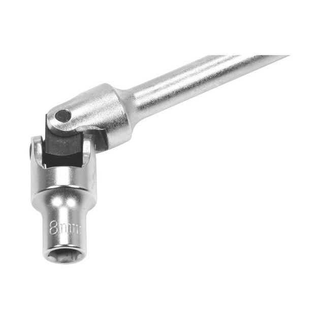 Ключ Т-подобный YATO с торцевой головкой М8 мм на кардане; 180 х 450 мм [10/40], фото , изображение 2 | SNABZHENIE.com.ua