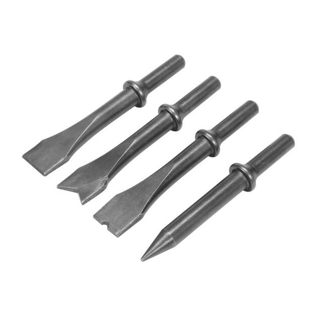 Долота и зубила 120 мм к пневмолоту, комплект 4 шт. YATO, фото , изображение 2 | SNABZHENIE.com.ua