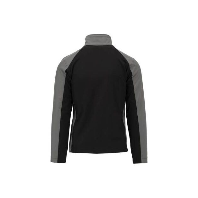 Рабочая куртка SOFTSHELL YATO S, черно-серая, 3 кармана, фото , изображение 7 | SNABZHENIE.com.ua