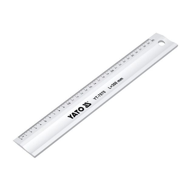 Линейка алюминиевая 300 мм YATO, фото , изображение 3 | SNABZHENIE.com.ua Линейка алюминиевая 300 мм YATO, фото , изображение 3 | SNABZHENIE.com.ua