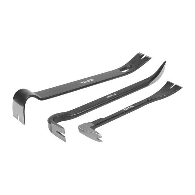 Набор ломов-цвяходеров YATO: 3 шт., длина 250/350/380 мм, фото , изображение 3 | SNABZHENIE.com.ua