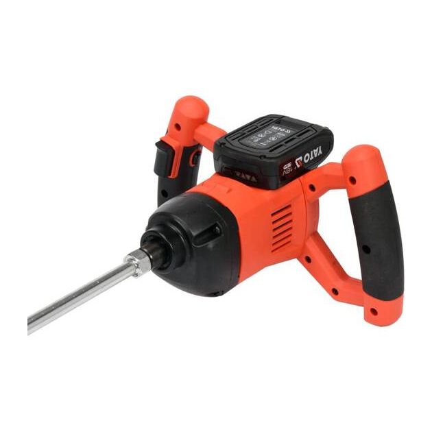 Миксер YATO Li-Ion 18 В, 650 об/мин, 2 Ач, зарядное устройство, фото , изображение 3 | SNABZHENIE.com.ua Миксер YATO Li-Ion 18 В, 650 об/мин, 2 Ач, зарядное устройство, фото , изображение 3 | SNABZHENIE.com.ua