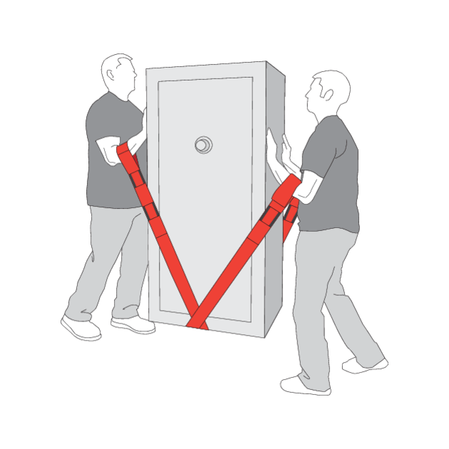 Ремни для переноски меблів YATO для передпліччя, 8 x 280 см, 2 шт (YT-74260), фото , зображення 5 | SNABZHENIE.com.ua