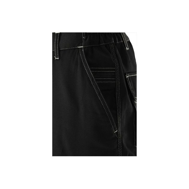 Брюки рабочие черные YATO, размер XXL, 9 карманов, 64% полиэстер, фото , изображение 5 | SNABZHENIE.com.ua