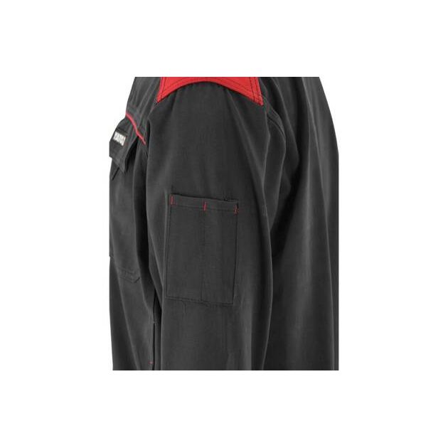 Куртка рабочая COMFY YATO XXL, черно-красная, 7 карманов, 100% хлопок, фото , изображение 12 | SNABZHENIE.com.ua