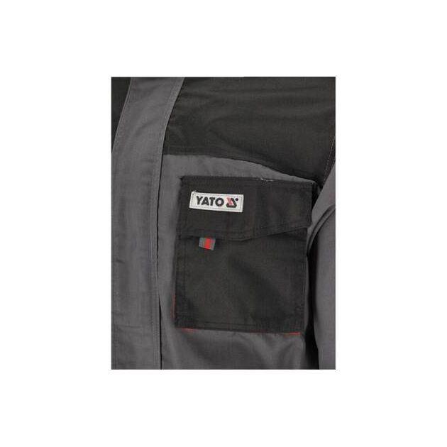 Рабочая куртка легкая DAN, XXL, 65% полиэстер, 35% хлопок YATO, фото , изображение 9 | SNABZHENIE.com.ua