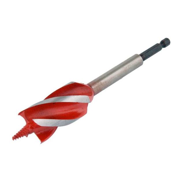 Сверло по дереву YATO 28 мм, 4 кромки, 1/4 (YT-44688), фото , изображение 3 | SNABZHENIE.com.ua