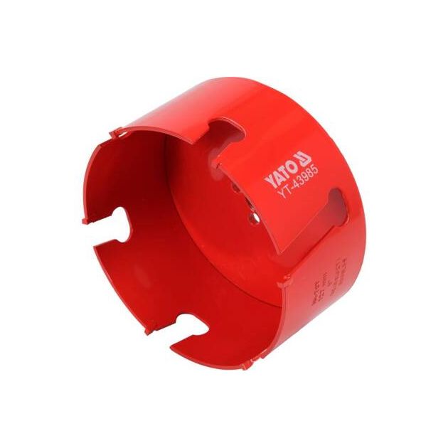 Сверло коронка по силікату, кераміці, плитах OSB YATO 127 x 60мм, 5/8 - 18UNF (YT-43985), фото , зображення 3 | SNABZHENIE.com.ua Сверло коронка по силікату, кераміці, плитах OSB YATO 127 x 60мм, 5/8 - 18UNF (YT-43985), фото , зображення 3 | SNABZHENIE.com.ua