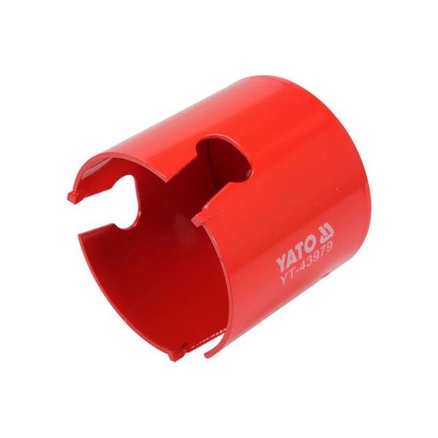 Сверло коронка по силікату, кераміці, плитах OSB YATO 68 x 60мм, 5/8 - 18UNF (YT-43979), фото , зображення 3 | SNABZHENIE.com.ua Сверло коронка по силікату, кераміці, плитах OSB YATO 68 x 60мм, 5/8 - 18UNF (YT-43979), фото , зображення 3 | SNABZHENIE.com.ua