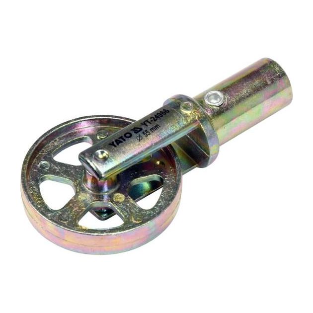 Колесо ведущее для очистки канализации YATO, 55 мм, оцинкованное, фото , изображение 2 | SNABZHENIE.com.ua