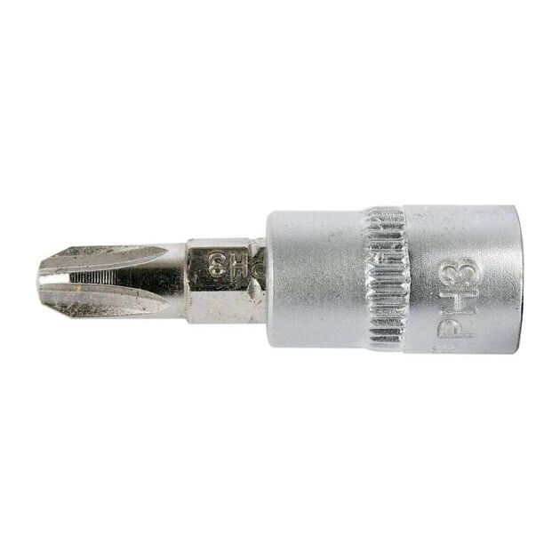 Головка торцева з насадкою Philips PH3, квадрат 1/4, довжина 37 мм YATO (YT-04413), фото , зображення 3 | SNABZHENIE.com.ua Головка торцева з насадкою Philips PH3, квадрат 1/4, довжина 37 мм YATO (YT-04413), фото , зображення 3 | SNABZHENIE.com.ua