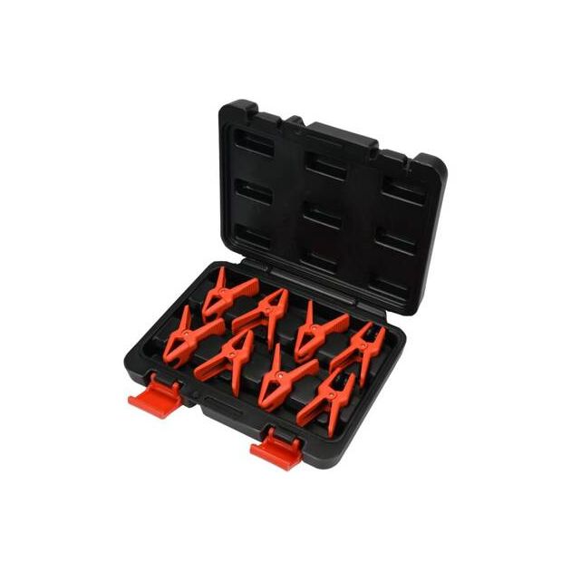 Зажим для металевих проводів YATO 8 шт + кейс (YT-08391), фото , зображення 3 | SNABZHENIE.com.ua