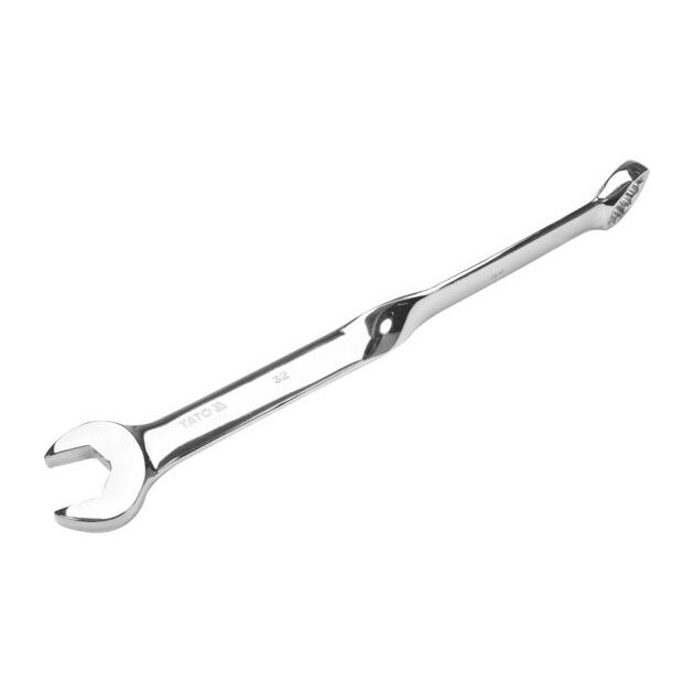 Ключ ріжково-накидний YATO 32 мм, 435 мм, Cr-V, кручений 90°, фото , изображение 2 | SNABZHENIE.com.ua