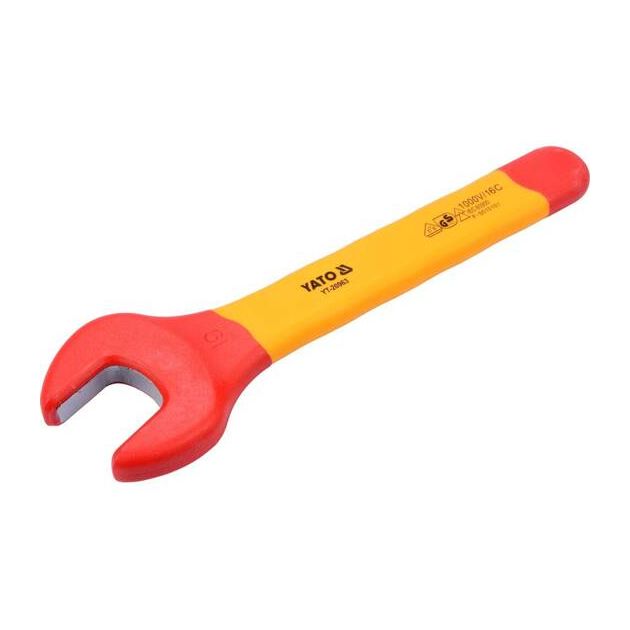 Ключ ріжковий YATO : М19 мм, ізольований корпус VDE до 1000V [6/72], фото , зображення 2 | SNABZHENIE.com.ua