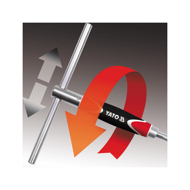 Ключ торцевой YATO T-тип, обертка, M=14 мм, L=310 мм, фото , изображение 4 | SNABZHENIE.com.ua Ключ торцевой YATO T-тип, обертка, M=14 мм, L=310 мм, фото , изображение 4 | SNABZHENIE.com.ua