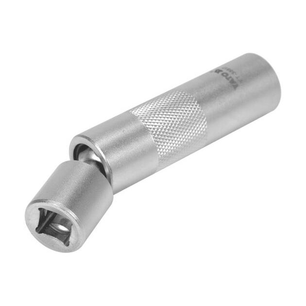 Головка торцева 12-гранна до свічок двигунів тонкостін YATO М16 з кардан приводом, квад 3/8 l=98 мм, фото , зображення 5 | SNABZHENIE.com.ua