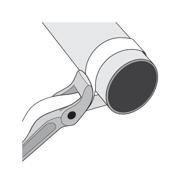 Пас змінний нейлоновий YATO для ключа до труб YT-22255, 825х28 мм, фото , изображение 2 | SNABZHENIE.com.ua