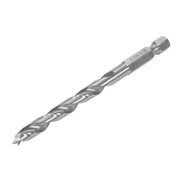 Сверло по дереву спіральне YATO 6 x 90/55 мм HEX 1/4 HSS 4241 (YT-33863), фото , зображення 3 | SNABZHENIE.com.ua