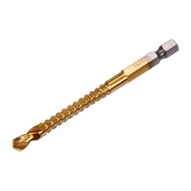 Сверло YATO HSS-TIN 6.5 мм, l=89 мм, HEX 1/4 (YT-44824), фото , изображение 3 | SNABZHENIE.com.ua