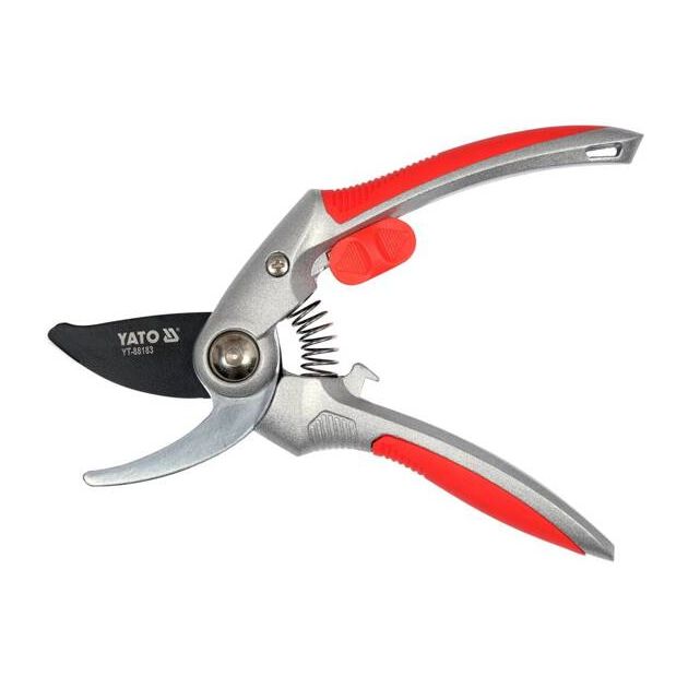Сікатор YATO з округлими лезами, Ø гілок 20 мм, L 205 мм, алюм. руків'я, фото , изображение 3 | SNABZHENIE.com.ua