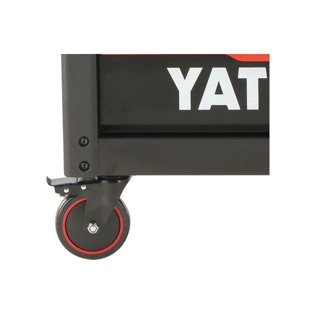 Шафа-візок для інструментів YATO, 12 шуфлядів, 4 колеса, 113x100x48 см, фото , изображение 8 | SNABZHENIE.com.ua