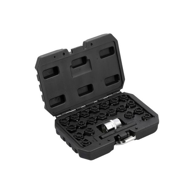 Торцевые головки для колесных дисков AUDI YATO, 1/2", 22 шт, фото , изображение 2 | SNABZHENIE.com.ua