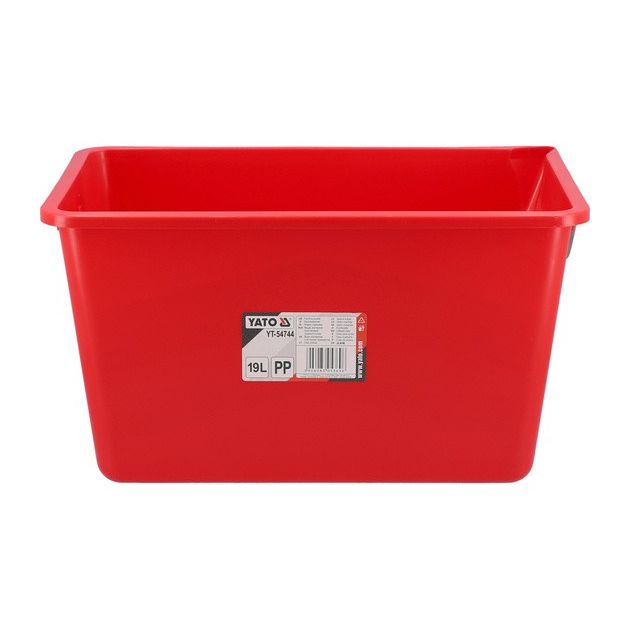 Ведро для малярных работ YATO: V= 19 л, с делениями литров, пластиковое, фото , изображение 2 | SNABZHENIE.com.ua
