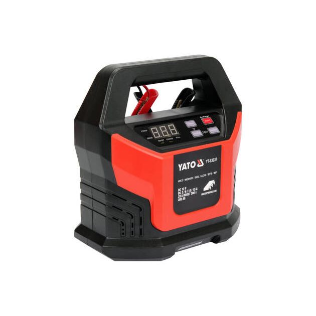 Зарядное устройство с LCD-дисплеем 230В для аккумуляторов 12V, 2-15А, фото , изображение 5 | SNABZHENIE.com.ua