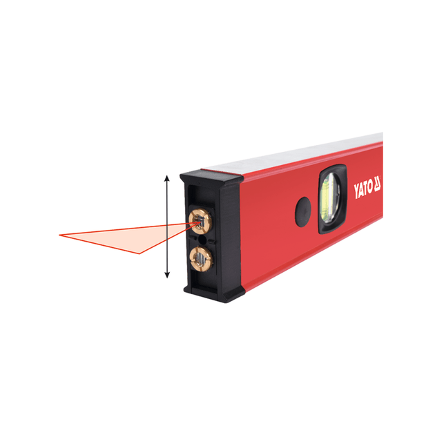 Уровень алюминиевый 610 мм, 2 капсулы, лазерный, цифровой YATO, фото , изображение 6 | SNABZHENIE.com.ua Уровень алюминиевый 610 мм, 2 капсулы, лазерный, цифровой YATO, фото , изображение 6 | SNABZHENIE.com.ua