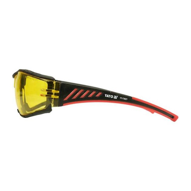 Очки захисні YATO відкриті, жовті, з оправою, фото , зображення 5 | SNABZHENIE.com.ua Очки захисні YATO відкриті, жовті, з оправою, фото , зображення 5 | SNABZHENIE.com.ua
