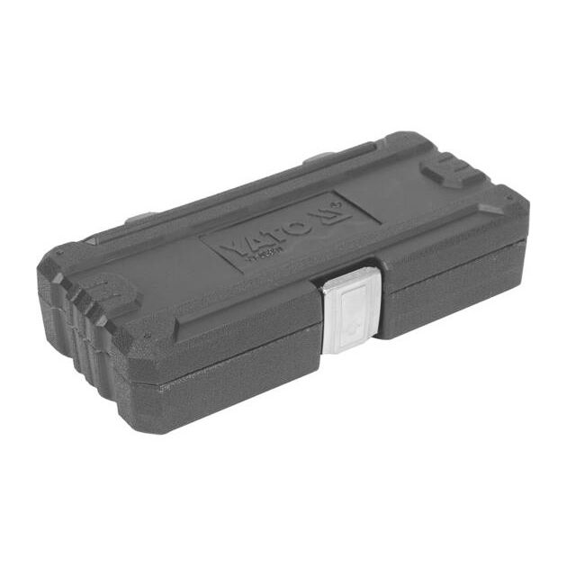 Торцеві насадки для оливозливних пробок YATO: квадрат 3/8; Cr-V, 18 шт., фото , зображення 5 | SNABZHENIE.com.ua