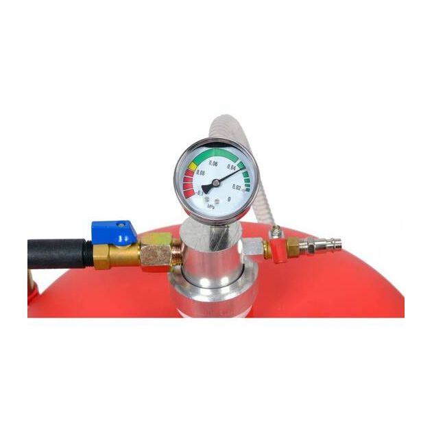 Пневматический насос для слива масла на колесах YATO, 65 л, 6 зондов, фото , изображение 6 | SNABZHENIE.com.ua